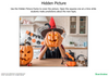Boardmaker Activities to Go: Halloween hidden picture activity