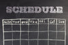 creating a class schedule